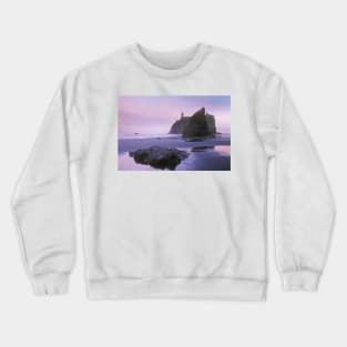 Ruby Beach With Seastacks And Boulders Olympic National Park Crewneck Sweatshirt